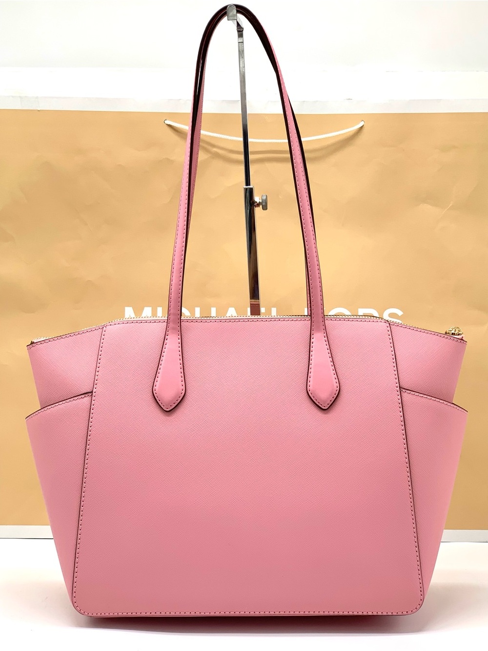 Michael Kors Marilyn Medium Saffiano Leather Tote Bag - Picture 10 of 16